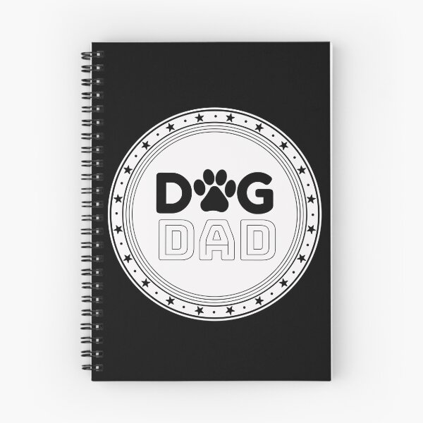 Item preview, Dog Dad Badge White designed and sold by DogLoveArt.