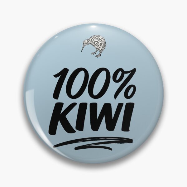 Item preview, 100% Kiwi Typography and Tribal Koru Bird Graphic designed and sold by kornkobart.
