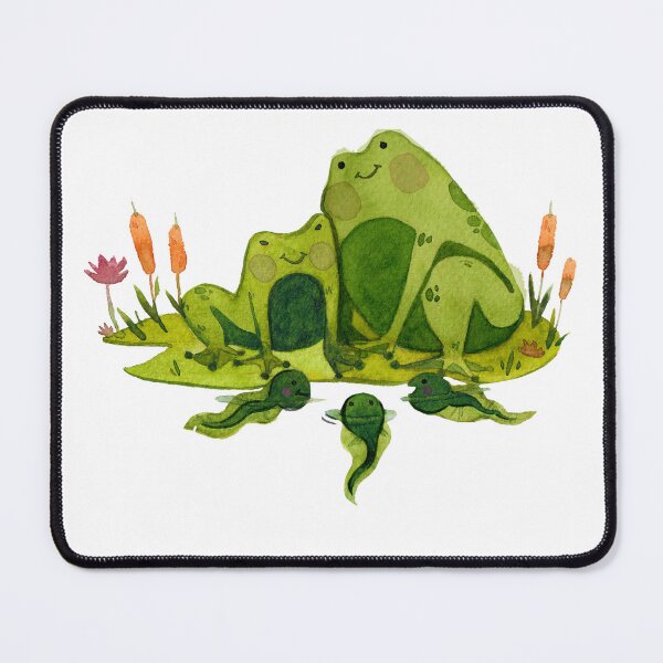 Item preview, Cute Frog Family with Tadpoles designed and sold by CozyMomDesigns.
