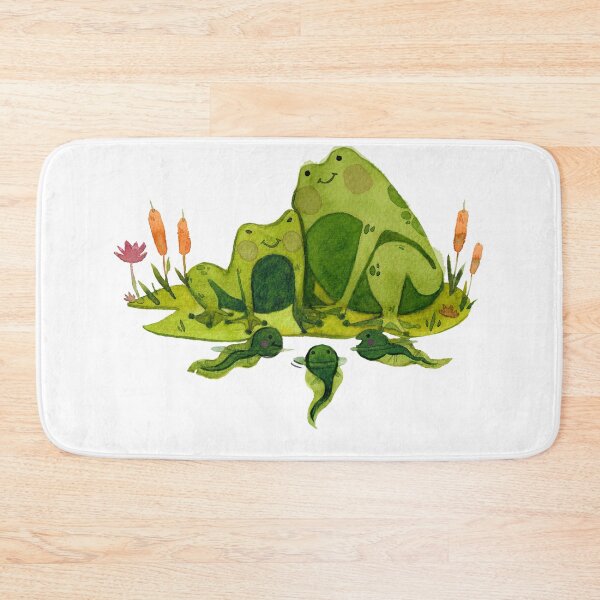 Item preview, Cute Frog Family with Tadpoles designed and sold by CozyMomDesigns.