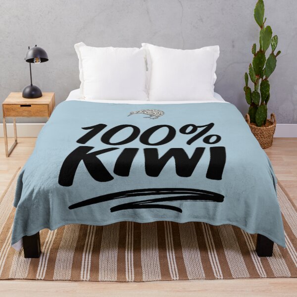 Item preview, 100% Kiwi Typography and Tribal Koru Bird Graphic designed and sold by kornkobart.
