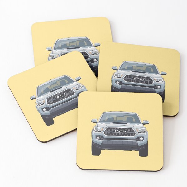 Item preview, Toyota Tacoma TRD Front View Off Road Pickup Truck Minimalist Illustration designed and sold by Motorline44.