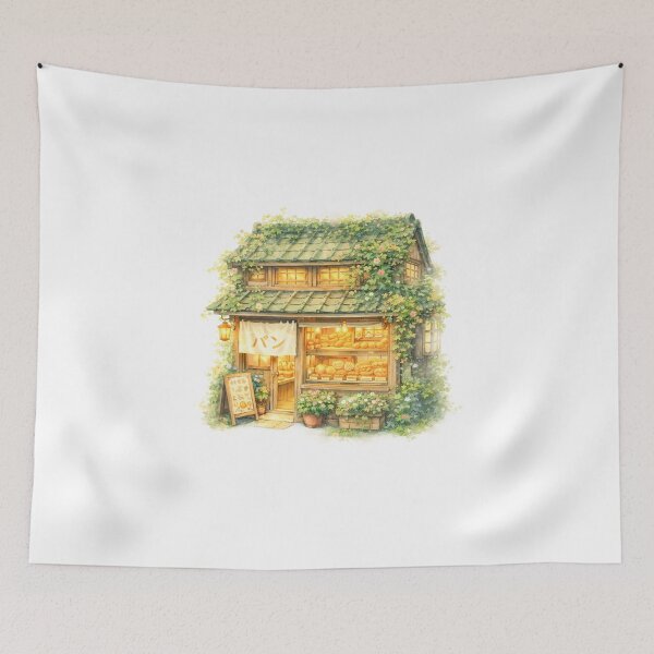 Item preview, Cozy Magic Bakery - Warm Ghibli Aesthetic Storefront designed and sold by Art-Selling.