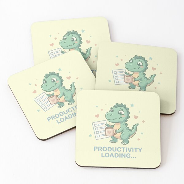 Item preview, ADHD Rex - Productivity Loading Unchecked Checklist Dinosaur Sticker designed and sold by WowDezign.