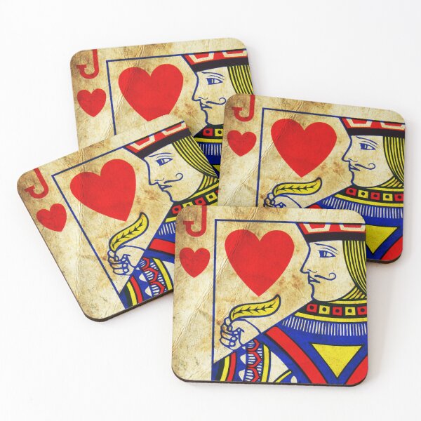 Item preview, Vintage Jack of Hearts Playing Card designed and sold by Kiddygifts.