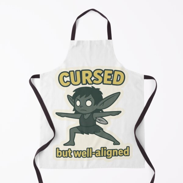 Item preview, Cursed but Well-Aligned — Dark Fairy Yoga designed and sold by DarkEggFactory.