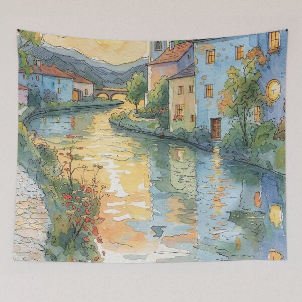 Item preview, On the riverbank designed and sold by sid1802.