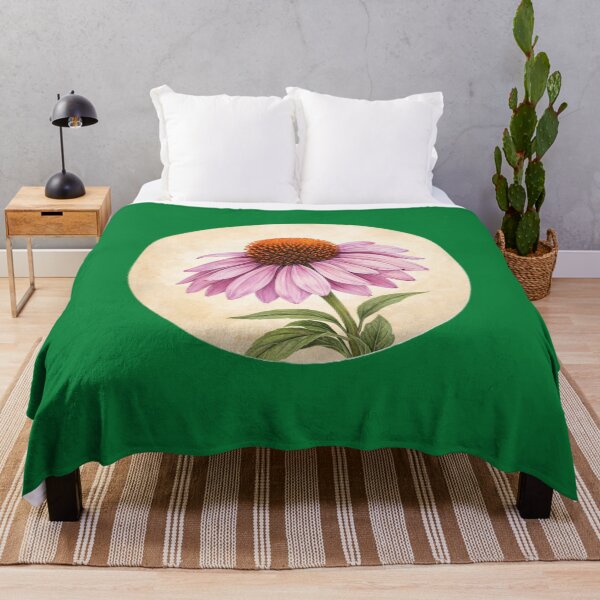 Item preview, Coneflower Radiance – Echinacea Botanical Circle Design designed and sold by TheJoyfulPen.