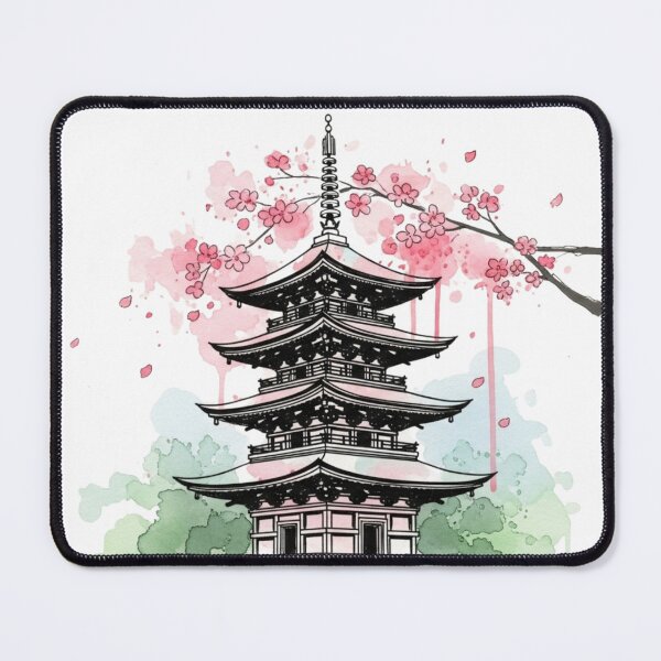 Item preview, a temple with flowers and colors designed and sold by Black Sorrow.