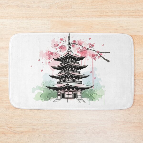 Item preview, a temple with flowers and colors designed and sold by Black Sorrow.