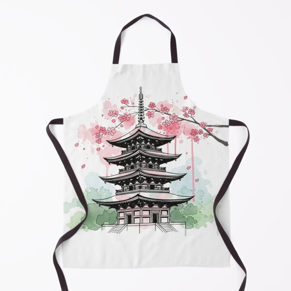Item preview, a temple with flowers and colors designed and sold by Black Sorrow.