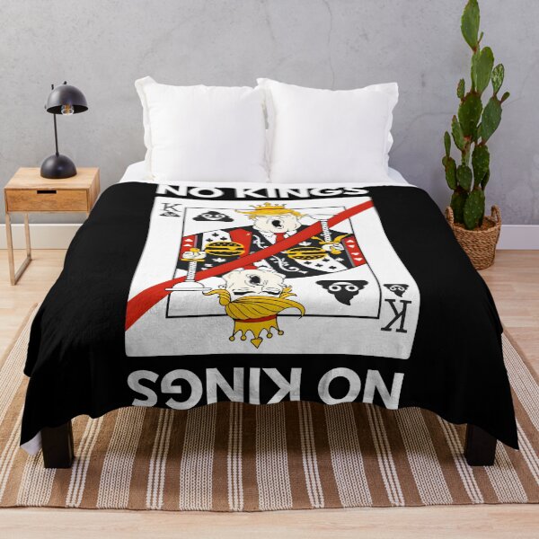 Item preview, NO KINGS ANTI-TRUMP PROTEST designed and sold by ProgressiveMob.