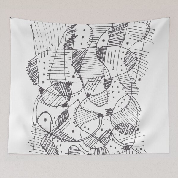Item preview, TANGLE BLACK & WHITE designed and sold by KolbStudios.
