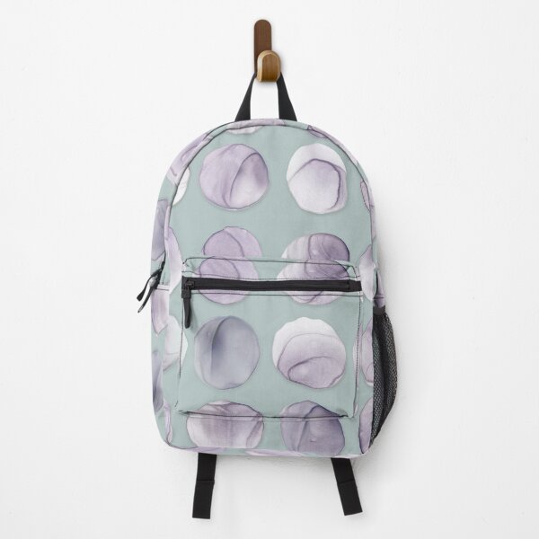 Item preview, Lavender Abstract Shells on Soft Green designed and sold by clavearts.