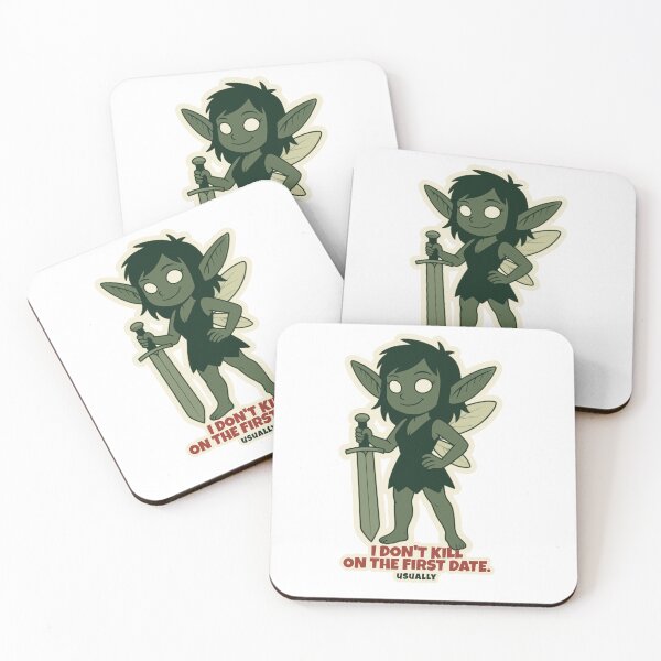 Item preview, I Don't Kill on the First Date. Usually. designed and sold by DarkEggFactory.