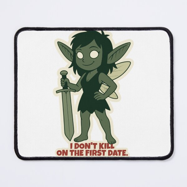 Item preview, I Don't Kill on the First Date. Usually. designed and sold by DarkEggFactory.