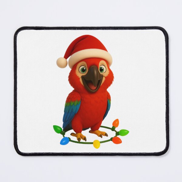 Item preview, Christmas Green Wing Macaw  designed and sold by Sillytoe.