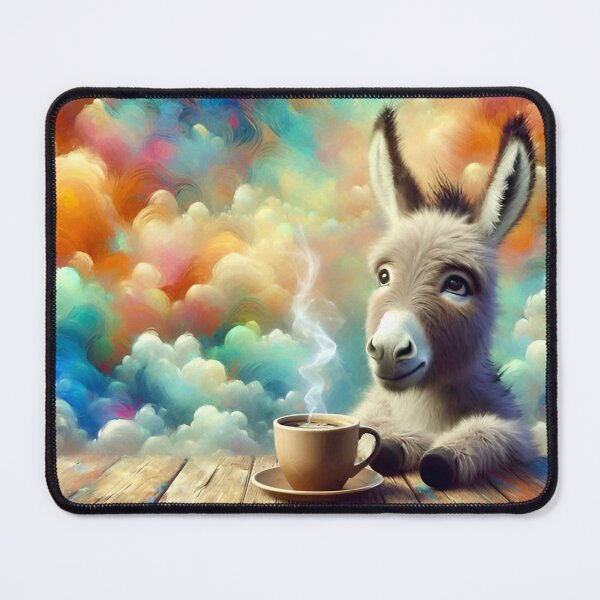 Item preview, Donkey Drinking Coffee: "Donkey Drip” designed and sold by The Coffee Critters.