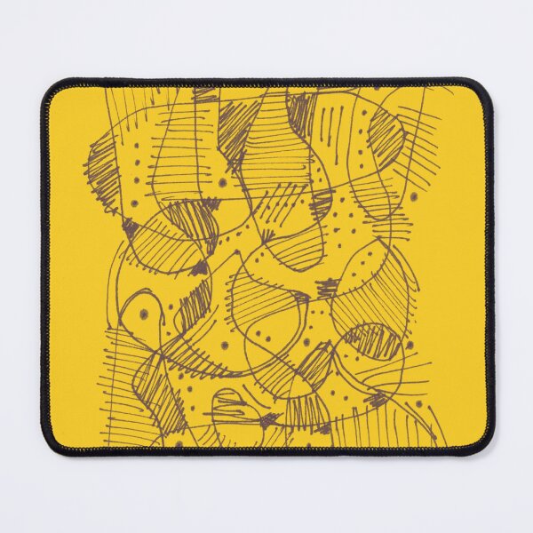 Item preview, TANGLE YELLOW AND BLACK designed and sold by KolbStudios.