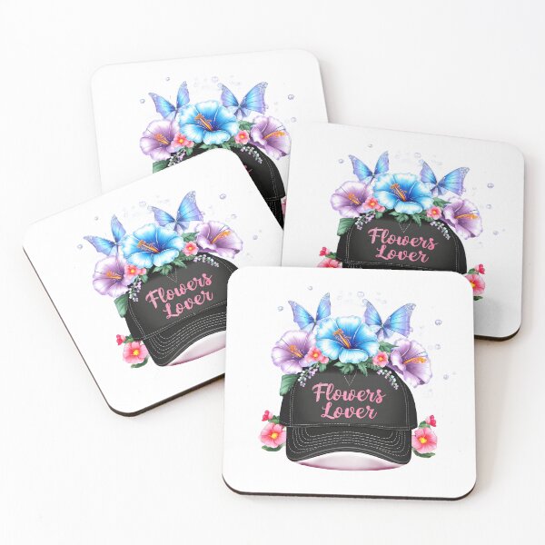 Item preview, Flower Lovers cap with flowers and butterflies inspired designed and sold by madevdine.
