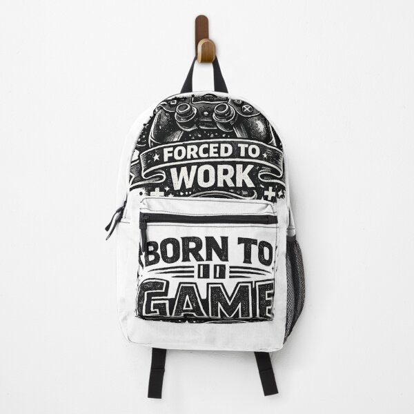 Item preview, Gift for Gamer, "Born to Game, forced to Work" designed and sold by Adrikul.