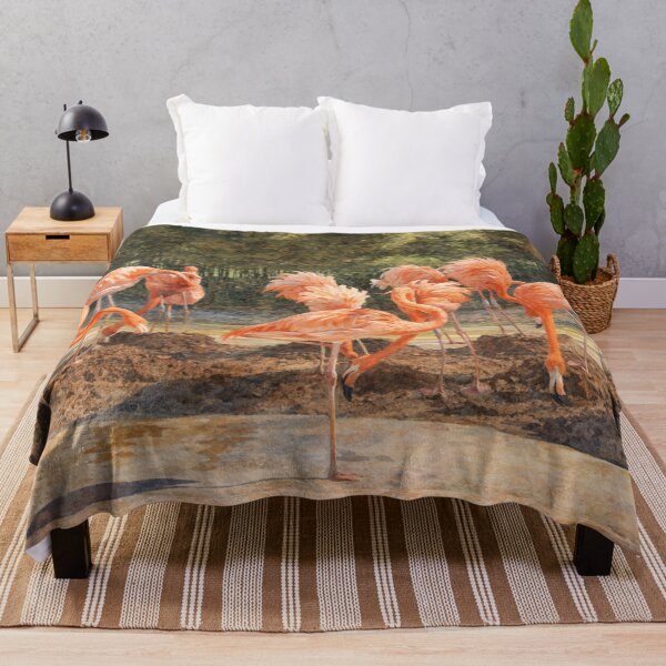 Item preview, Flamingos at Dawn – Natural Watercolor designed and sold by Miradas del Mundo.