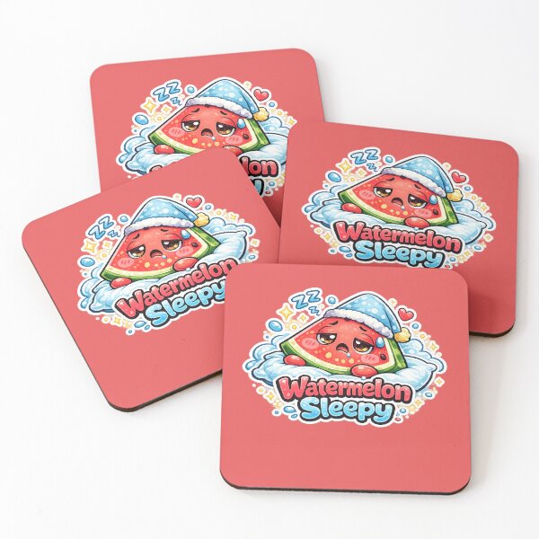 Item preview, Sleepy Watermelon Kawaii | Cute & Cozy Sleeping Watermelon designed and sold by apanoracar.