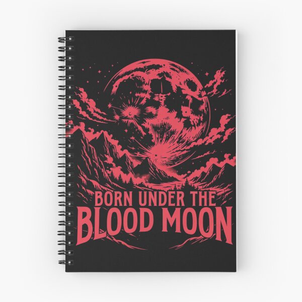 Item preview, Born under the blood moon designed and sold by 123ks.
