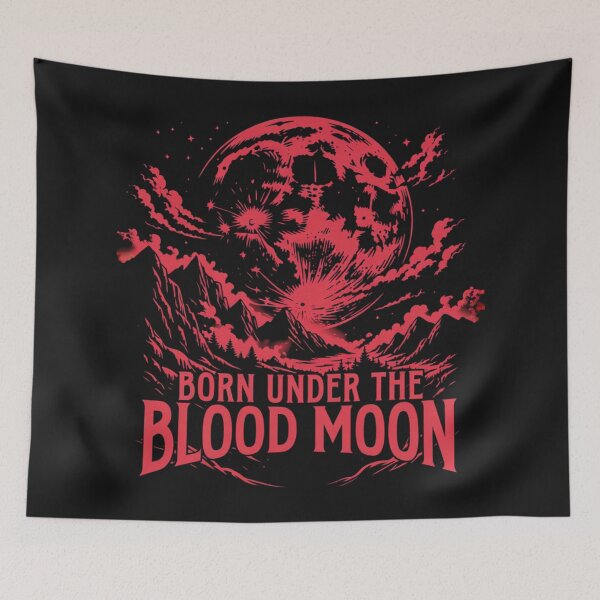 Item preview, Born under the blood moon designed and sold by 123ks.