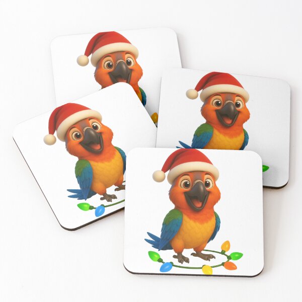 Item preview, Christmas Harlequin Macaw designed and sold by Sillytoe.