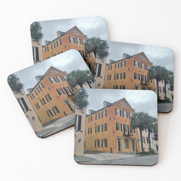 Item preview, Orange Building on Broad Street Charleston Photo designed and sold by chucktownjax.