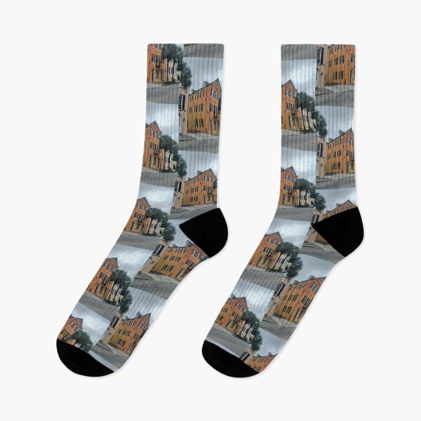 Item preview, Orange Building on Broad Street Charleston Photo designed and sold by chucktownjax.