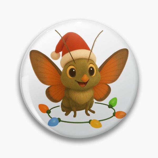 Item preview, Christmas Hummingbird Hawk Moth designed and sold by Sillytoe.