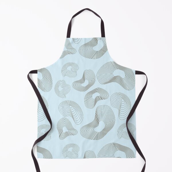 Item preview, Abstract Topographic Line Art Print | Brown and Light Blue designed and sold by ApricityPhrases.