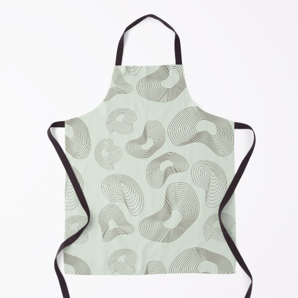 Item preview, Abstract Topographic Line Art Print | Brown and Light Green designed and sold by ApricityPhrases.