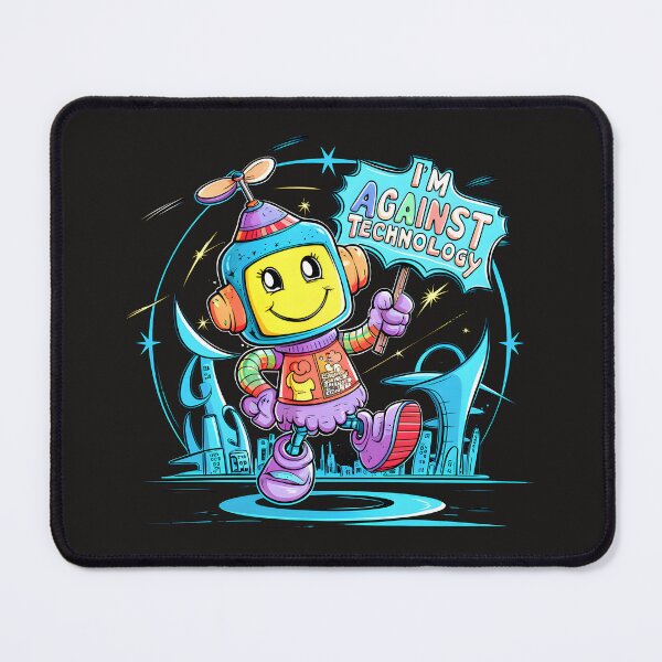Item preview, cute robot quote inspiration humor futuristic designed and sold by madevdine.