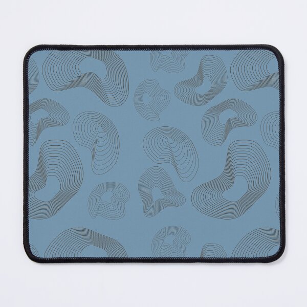 Item preview, Abstract Topographic Line Art Print | Brown and Blue designed and sold by ApricityPhrases.
