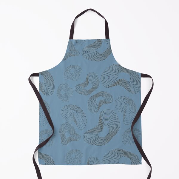 Item preview, Abstract Topographic Line Art Print | Brown and Blue designed and sold by ApricityPhrases.
