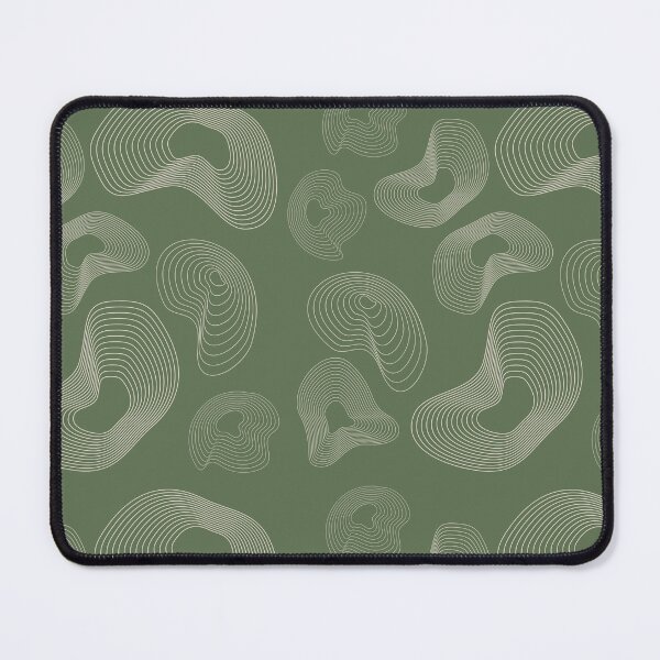 Item preview, Abstract Topographic Line Art Print | Beige and Green designed and sold by ApricityPhrases.