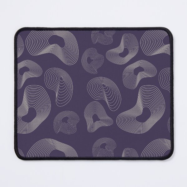 Item preview, Abstract Topographic Line Art Print | Beige and Purple designed and sold by ApricityPhrases.