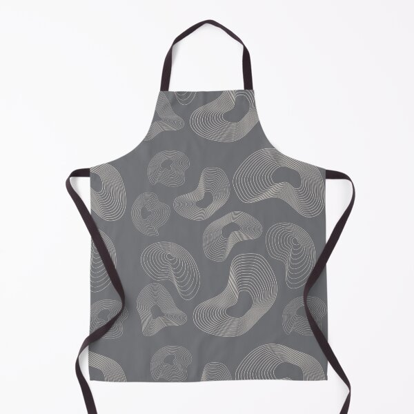 Item preview, Abstract Topographic Line Art Print | Beige and Dark Grey designed and sold by ApricityPhrases.