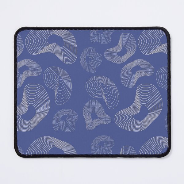 Item preview, Abstract Topographic Line Art Print | Beige and Blue designed and sold by ApricityPhrases.