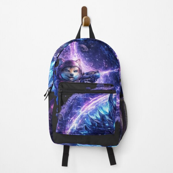 Item preview, Neon Astronaut vs Cosmic Monster designed and sold by Nika Art Studio.