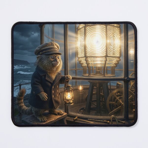 Item preview, Pygmy Marmoset Lighthouse Keeper Is Maritime Hero designed and sold by Tridentulus.
