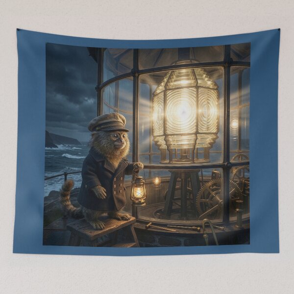 Item preview, Pygmy Marmoset Lighthouse Keeper Is Maritime Hero designed and sold by Tridentulus.