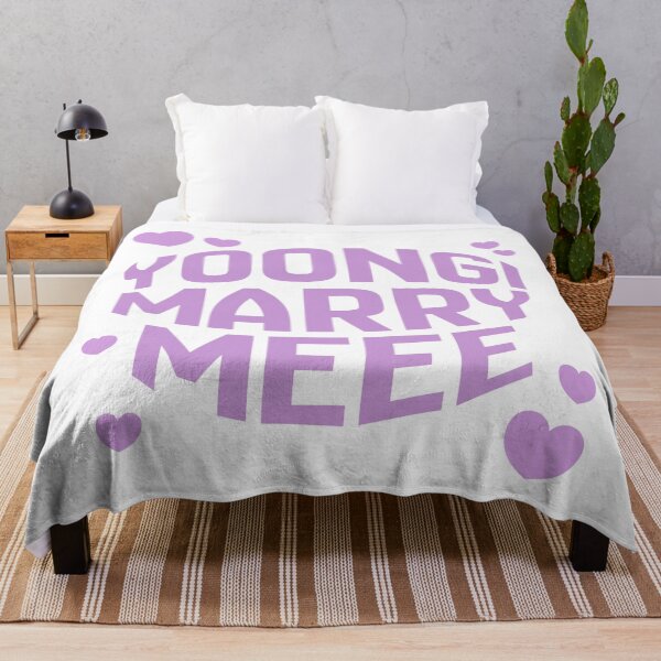 Aperçu de l'œuvre Texte du mème BTS Yoongi Marry Me créée et vendue par lydiamoon1.