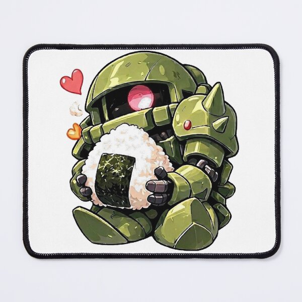 Item preview, Zaku Eating Onigiri designed and sold by DaigaaSikFaan.