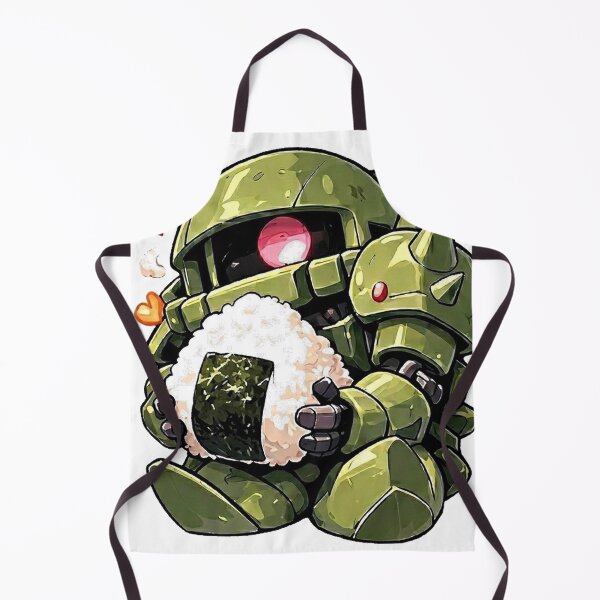 Item preview, Zaku Eating Onigiri designed and sold by DaigaaSikFaan.