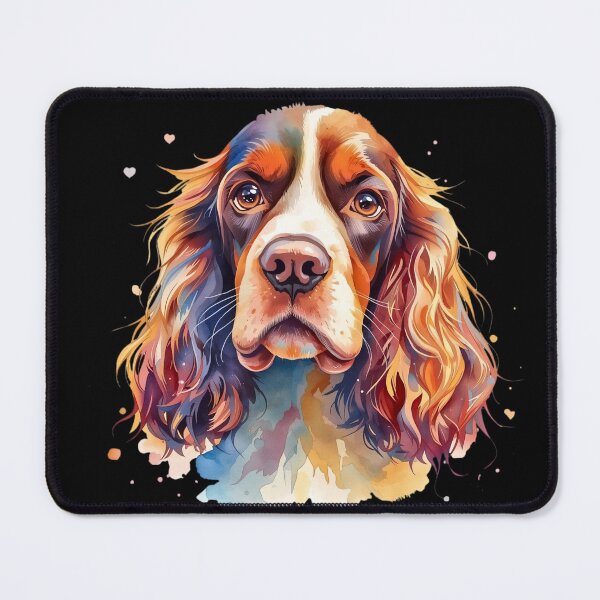 Item preview, Cute Cocker Spaniel – Colorful Spaniel Dog Portrait designed and sold by Silaris Designs.