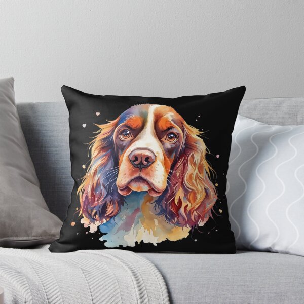 Item preview, Cute Cocker Spaniel – Colorful Spaniel Dog Portrait designed and sold by Silaris Designs.